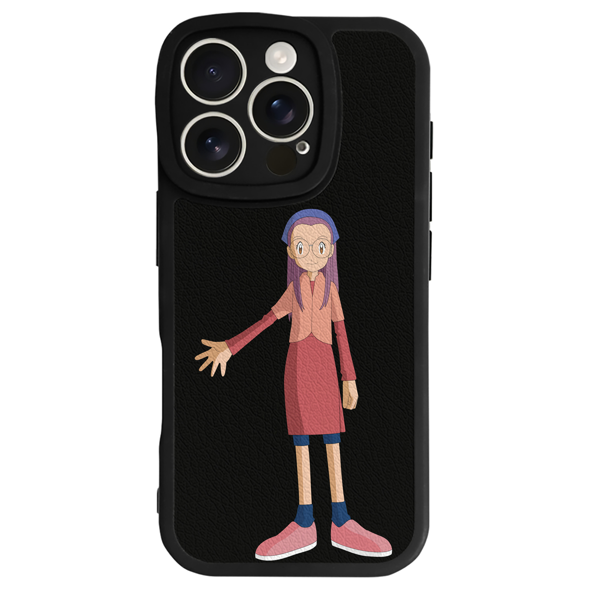 （画像用） Digimon デジタルモンスター/デジモン 【iPhone 16シリーズ対応】シリコンスマホケース（レザー調） 材質：シリコン